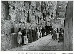Jews at the Wailing Wall, Jerusalem Jews at the Wailing Wall, Jerusalem