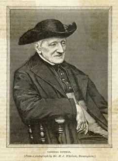 Print of John Henry Newman in old age