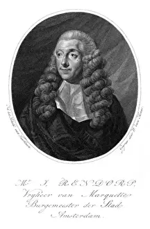 Joachim Rendorp Dutch Jurist and Diplomat Print 1728-1792