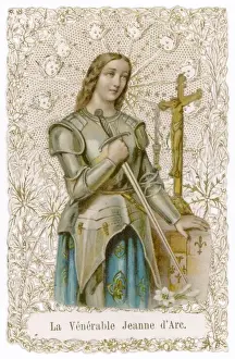 Joan Of Arc Portrait Prints: Joan of Arc (Card)