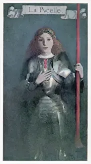 Joan Of Arc Painting Prints: Joan of Arc (Pyle)