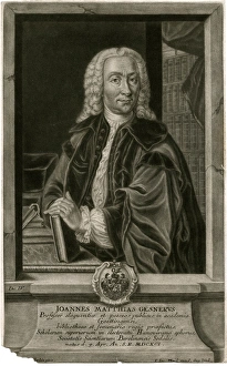 Johann Matthias Gesner, German scholar and teacher Johann Matthias Gesner, German scholar and teacher