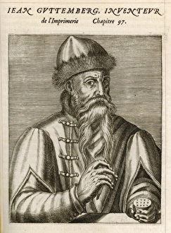 Johannes Gutenberg, German goldsmith and printer Johannes Gutenberg, German goldsmith and printer