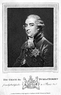 British Aristocracy History Prints: John 3rd Duke Dorset