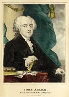 US Presidents Portraits Prints: John Adams