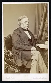 Victorian Era Politics Prints: John Bright / Mayall Cdv