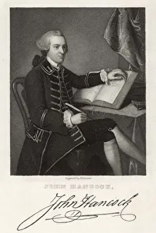 18th Century American Art Prints: John Hancock