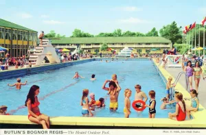Prints of Butlins Bognor Regis - The Heated Outdoor Pool John Hinde Prints: Butlins Bognor Regis Heated Outdoor Pool Print