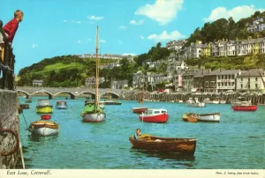 East Looe, Cornwall Print circa 1970s