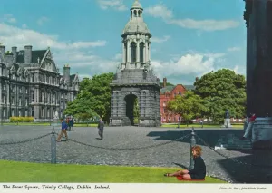 Prints of The Front Square, Trinity College, Dublin, Republic of Ireland John Hinde Prints: The Front Square, Trinity College, Dublin Print