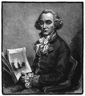 John Hunter, Naval Captain Print - 18th Century Engraving