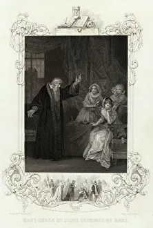 Print of John Knox Reprimanding Mary Queen of Scots