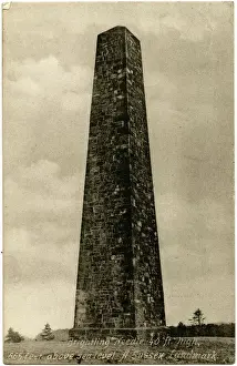Prints of John Mad Jack Fullers Obelisk: The Brightling Needle, Robertsbridge, East Sussex. Date: 1905 East Sussex Prints: John Mad Jack Fullers Obelisk Print, 1905