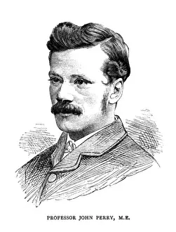 Prints of JOHN PERRY Irish scientist Date: 1880 - 1920 Famous Inventors And Scientists Prints: John Perry Irish Scientist Print 1880-1920