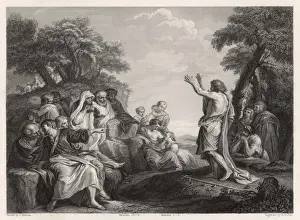 Bible Illustrations Online Prints: John Preaches(Meratte)