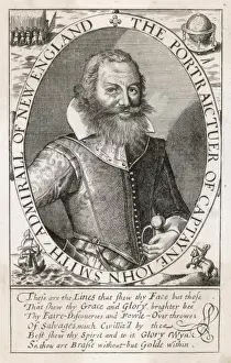 17th Century America Prints: John Smith /s De Passe