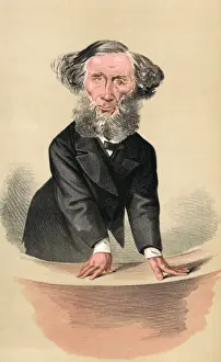 John Tyndall Print, a photograph of the Irish physicist