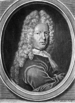 John Ward Mathematician Print, 1648 -
