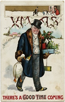 Jolly Gentleman heads home for Christmas with goodies Jolly Gentleman heads home for Christmas with goodies