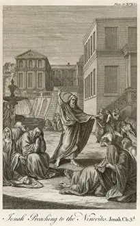 Old Testament Prophets Artwork Prints: Jonah Preaches