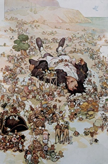 Jonathan Swift (1667 1745). Gullivers Travels, 1726. Illu Jonathan Swift (1667 1745). Gullivers Travels, 1726. Illu
