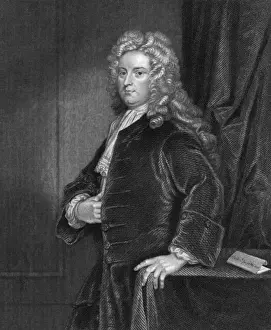 Joseph Addison Print by English Artist