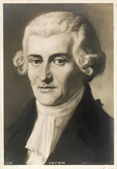 Prints of JOSEPH HAYDN Austrian musician and composer Joseph Haydn Prints: Joseph Haydn Print - Austrian Composer