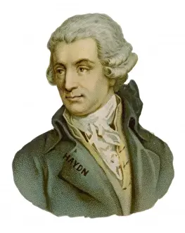 Austrian Musician Prints: Joseph Haydn / Scrap