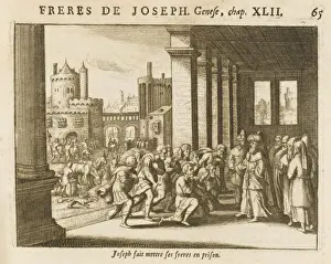 Historical Bible Events Prints: Joseph Imprisons Bros
