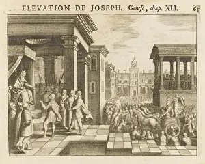 Joseph Raised to Glory Print - Ancient Egyptian Scene