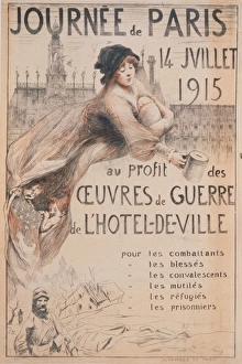 Journee de Paris. 14 Juillet 1915 au profit des oeuvres de g Journee de Paris. 14 Juillet 1915 au profit des oeuvres de g