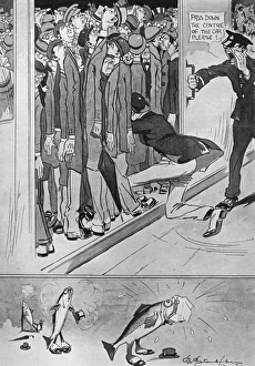Joys of To-day 1. Sardine-time on the tube by Studdy Joys of To-day 1. Sardine-time on the tube by Studdy