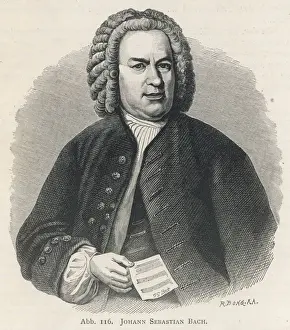 Johann Sebastian Bach Composer Prints: Js Bach / Bone