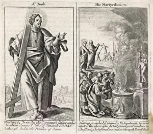Early Christian Martyrs Prints: Jude the Apostle
