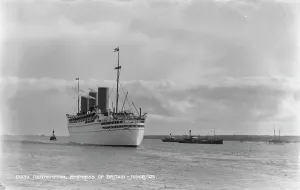 Maritime History England Prints: Empress of Britain in Southampton