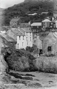 English Coastal Scene Prints: Historic View of Polperro