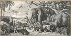 Jungle Animals Group Print
