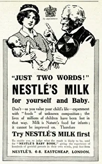 Just two words! Nestles Milk 1915 Just two words! Nestles Milk 1915