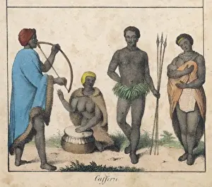 Africa Ethnic Groups Prints: KAFFIRS