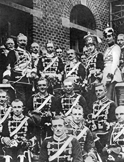 Kaiser & German royal family - Deaths Head Hussars, WW1 Kaiser & German royal family - Deaths Head Hussars, WW1