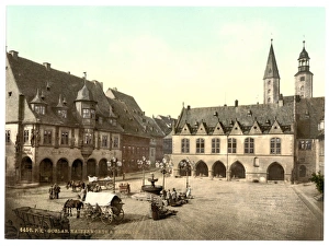 Kaiserworth and town hall, Goslar, Hartz, Germany Kaiserworth and town hall, Goslar, Hartz, Germany