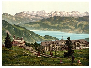 Kaltbad and the Alps, Rigi, Switzerland Kaltbad and the Alps, Rigi, Switzerland