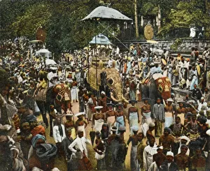 Kandy - Sri Lanka - Buddhist Procession Kandy - Sri Lanka - Buddhist Procession