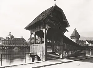 The Kapellbrucke, River Reuss Lucerne Luzern, Switzerland The Kapellbrucke, River Reuss Lucerne Luzern, Switzerland