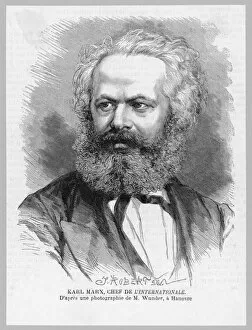 Images Dated 20th October 2007: Karl Marx / Ils 1871
