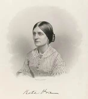 Mary Evans Print of Kate Fox Catherine (Kate) Fox, Spiritualist Pioneer