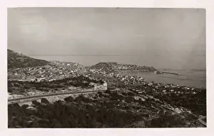Prints of Kavala, Greece, the second largest city in northern Greece, the principal seaport of eastern Macedonia and the capital of Kavala prefecture Macedonia Prints: Kavala, Greece Print circa 1930s