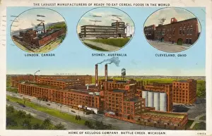 American Industrial Heritage Sites Prints: Kellogg Factory