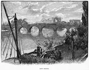 Historical Bridges UK Prints: KEW BRIDGE