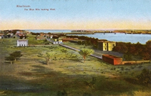 Khartoum - The Blue Nile looking West Khartoum - The Blue Nile looking West